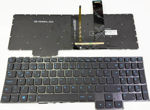 Lenovo Creator PR5CYB, SN20X22315 ile Uyumlu Notebook Klavye - Siyah - TR - Işıklı RGB