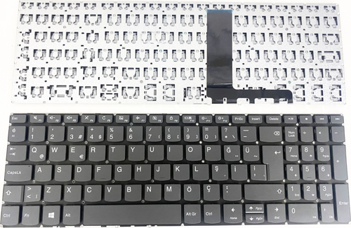 Lenovo ideapad 3 330S-15AST 330S-15IKB ile Uyumlu Notebook Klavye - Siyah - TR
