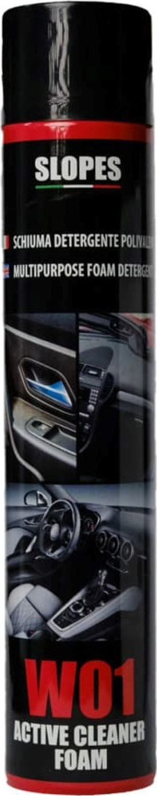 W01 Active Cleaner Foam Çok Amaçlı Temizleme Köpüğü Aerosol 500 ML