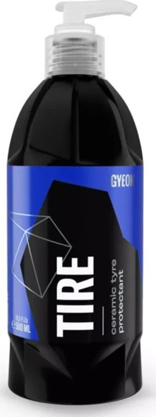 Q² Tire Lastik Parlatıcı Ve Koruyucu Jel - Seramik Bazlı Lastik Teker Cilası Pompalı 500 ML