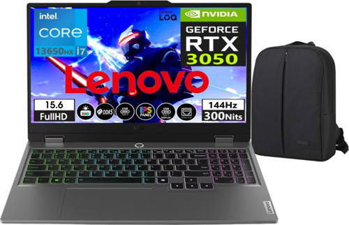 Loq 15IRX9 Intel Core I7-13650HX 48GB Ddr5 Ram 1 Tb SSD RTX3050 (6gb) IPS 144Hz Windows 11 Pro 15.6" Fhd Taşınabilir Bil