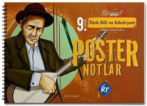 KR Akademi 9. Sınıf Türk Dili ve Edebiyatı Poster Notlar