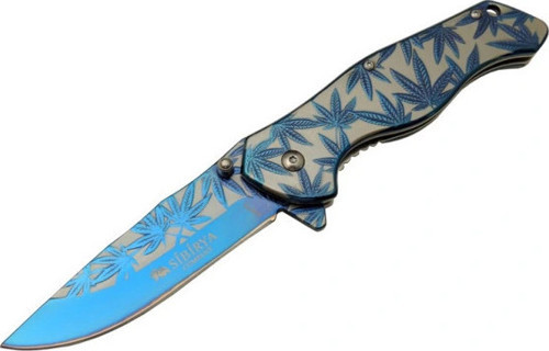 AlsepeteAvm Sibirya Yapraklı Çakı Mavi S-2070L 20,5 CM