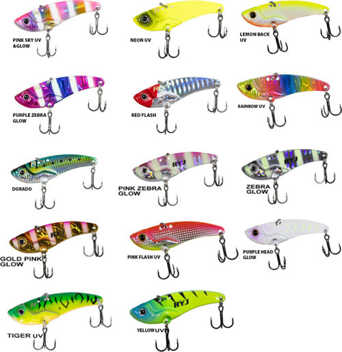 Mirror Vib 6.5cm 22gr Vibrasyon Yem Purple Zebra Glow