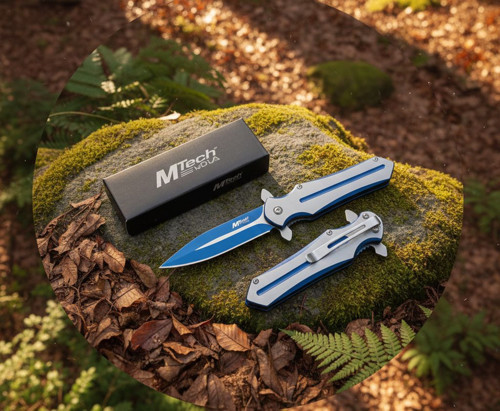 Speed Ster Titanyum Kaplama Blue Kamp Çakısı