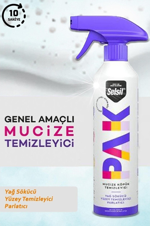 PAK Genel Amaçlı Mucize Temizleyici Köpük 500 ml