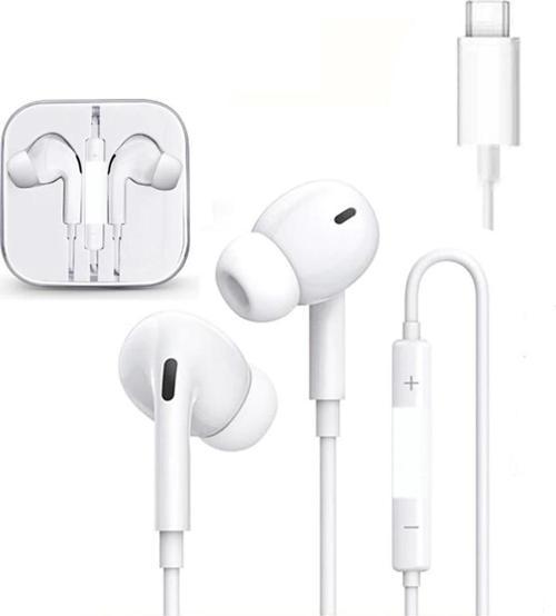 TC-03 Typ-c to Stereo Earphone Kablolu Kulaklık Beyaz