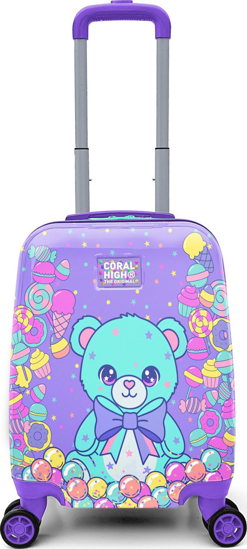 Kids Şeker Ayıcık Desenli Çocuk Valizi 16693