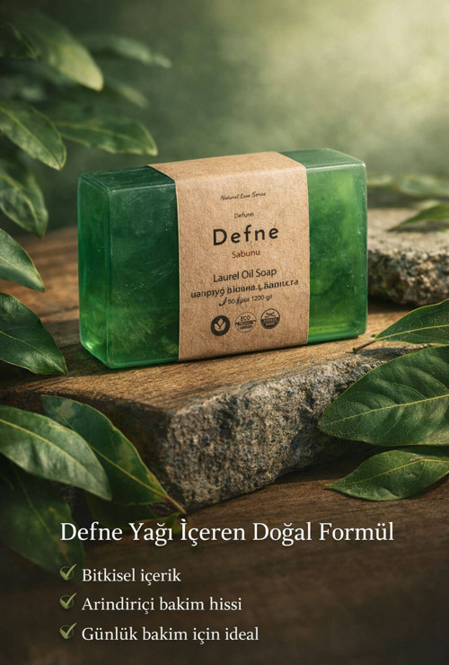 Defne Yağlı Cilt Bakım Sabunu - 120 gr
