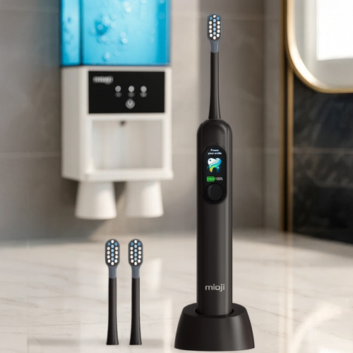 Oral B8 Care Şarj Edilebilir Diş Fırçası Siyah + 2 Yedek Başlık