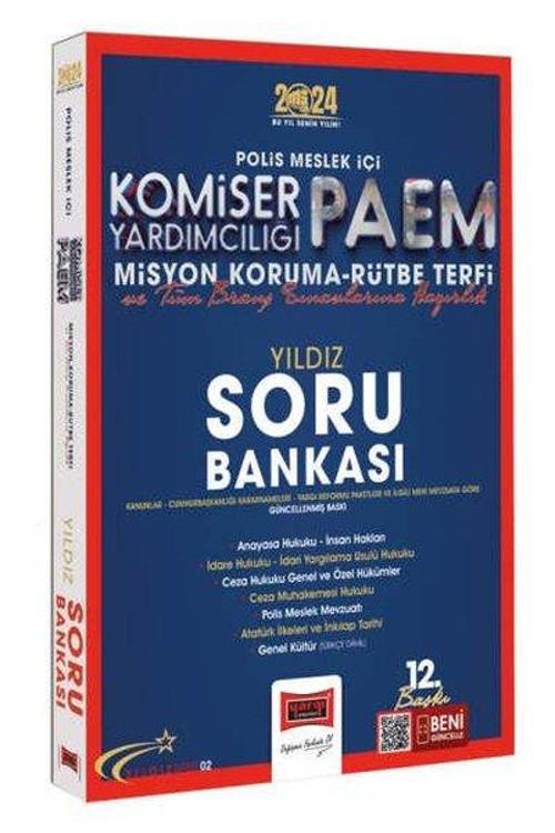 2024 Polis Meslek İçi PAEM Komiser Yardımcılığı Misyon Koruma Rütbe Terfi ve Tüm Branş Sınavlarına Y