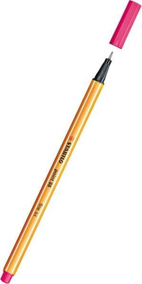 Point 88 Fineliner Floresan Pembe Kalem