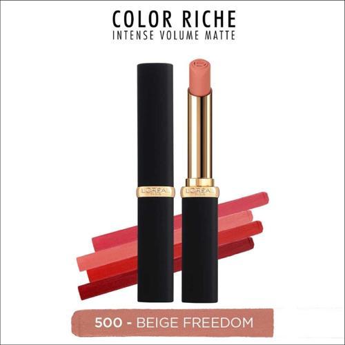 Colors of Worth Color Riche Intense Volume Matte Ruj - 500 Beige Freedom