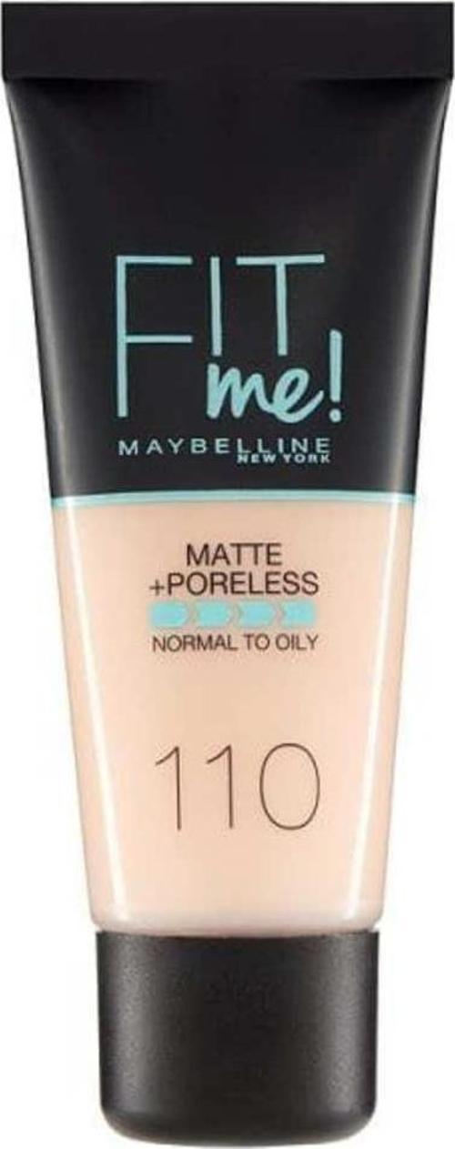 Fit Me Matte+Poreless Fondöten - 110 Porcelain