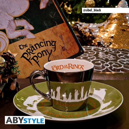 Lord Of The Rıngs - Mirror Fincan & Plate Set - Fellowship - Mmp004