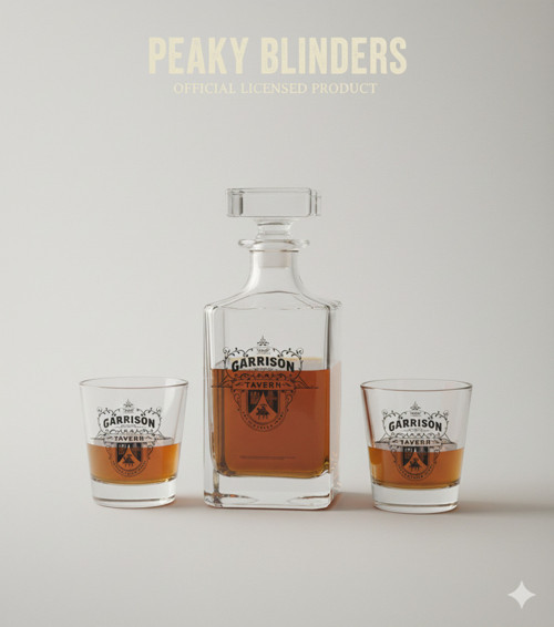 Garrison Decanter Set- Peaky Blınders Viski Seti Gls0004