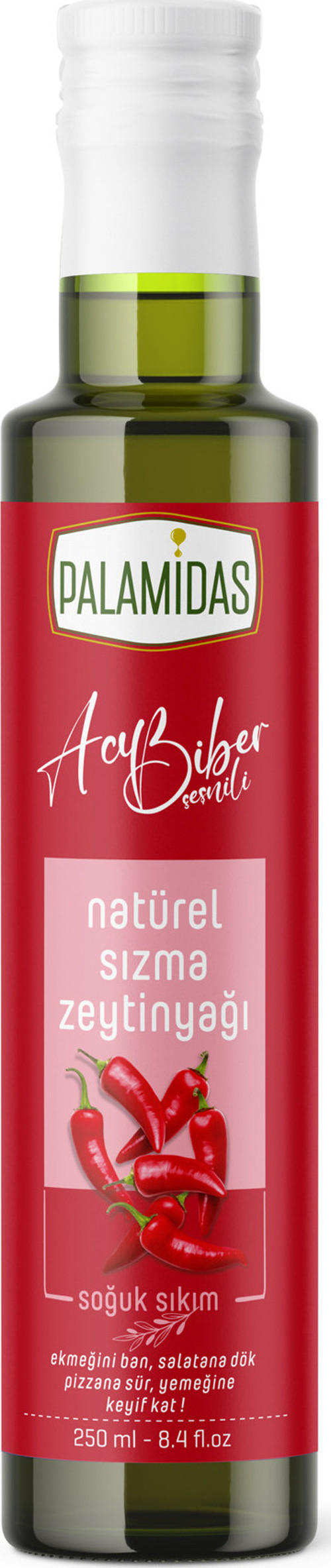 Acı Biber Aromalı Zeytinyağı 250 gr.