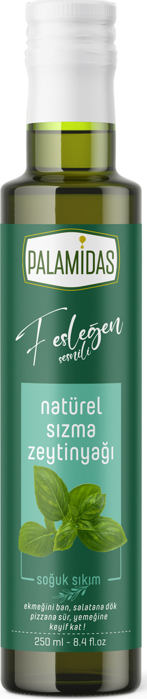 Fesleğen Aromalı Zeytinyağı 250 gr.