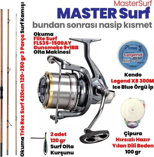 Master Surf Takımı - Uzun Atışlar için Set