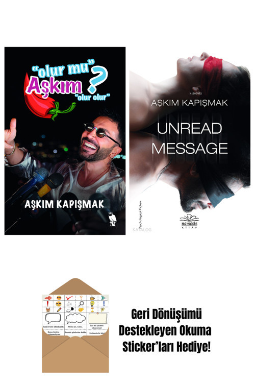 Aşkım Kapışmak 2 Kitap Seti + Okuma Sticker'Ları