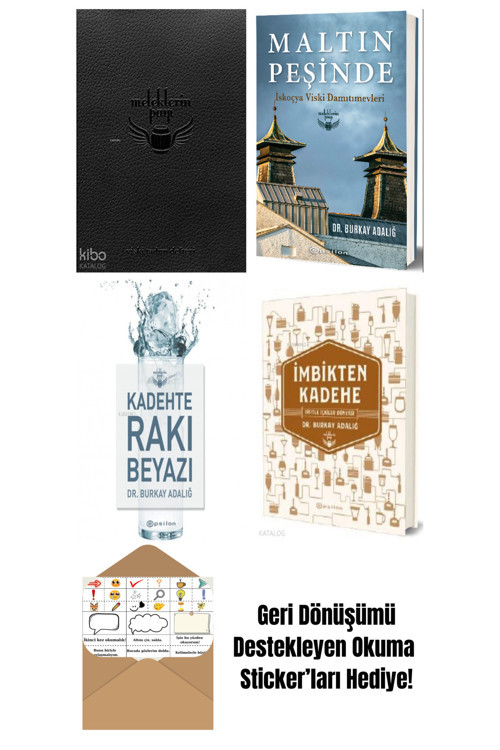 Burkay Adalığ 4 Kitap Seti + Okuma Sticker'Ları