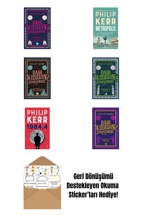 Philip Kerr 6 Kitap Set + Okuma Sticker'Ları