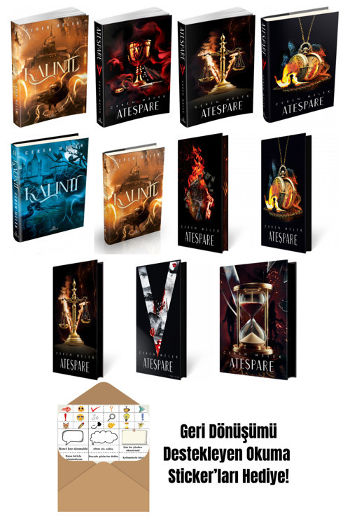 Ceren Melek 11 Kitap Seti + Okuma Sticker'Ları