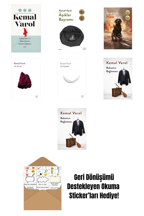 Kemal Varol 7 Kitap Set + Okuma Sticker'Ları