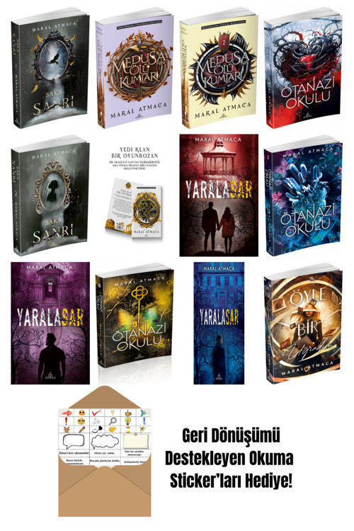 Maral Atmaca 12 Kitap Seti + Okuma Sticker'Ları