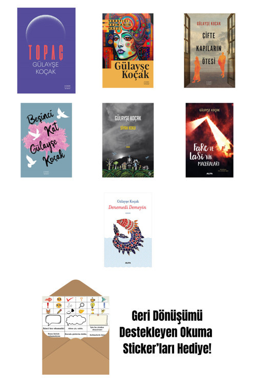 Gülayşe Koçak 7 Kitap Set + Okuma Sticker'Ları