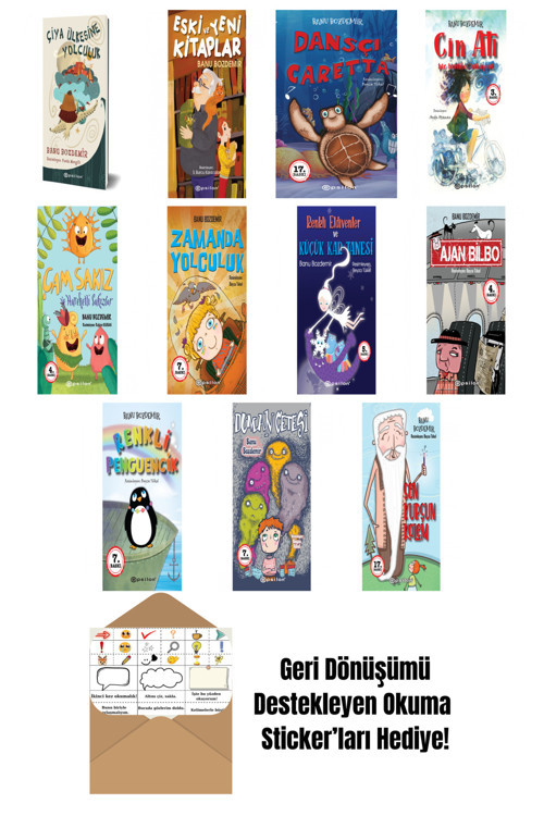 Banu Bozdemir 11 Kitap Seti + Okuma Sticker'Ları