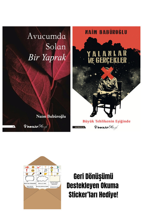 Naim Babüroğlu 2 Kitap Seti + Okuma Sticker'Ları