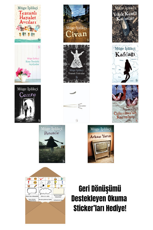 Müge İplikçi 11 Kitap Set + Okuma Sticker'Ları