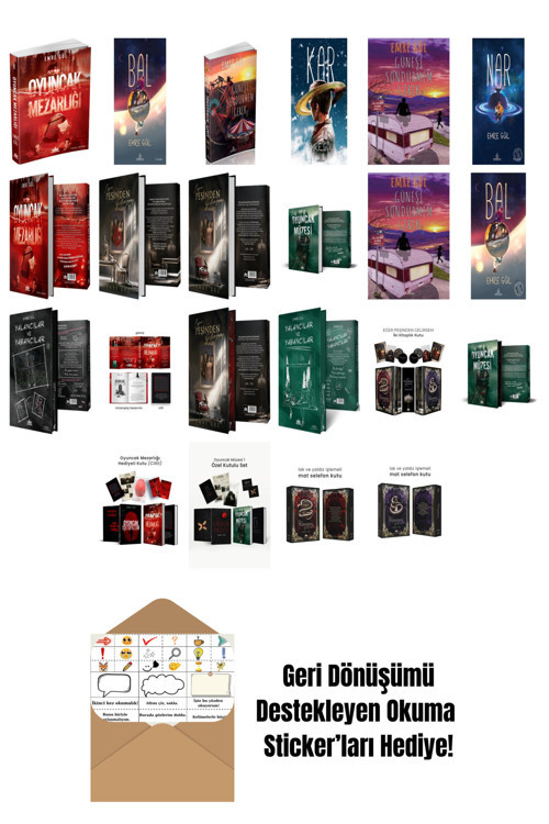 Emre Gül 22 Kitap Seti + Okuma Sticker'Ları