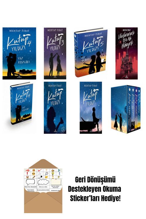 Mehtap Fırat 8 Kitap Seti + Okuma Sticker'Ları