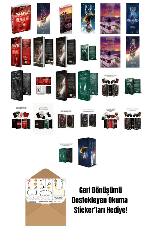 Emre Gül 26 Kitap Seti + Okuma Sticker'Ları