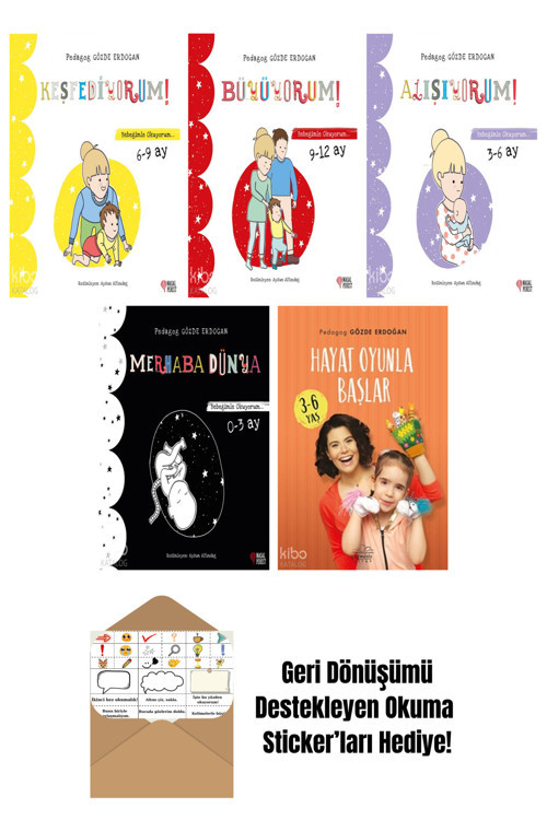 Gözde Erdoğan 5 Kitap Seti + Okuma Sticker'Ları