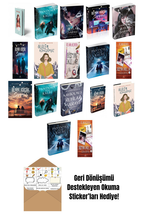 Dilara Keskin 17 Kitap Seti + Okuma Sticker'Ları