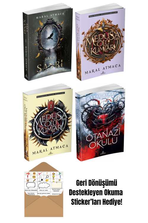Maral Atmaca 4 Kitap Seti + Okuma Sticker'Ları