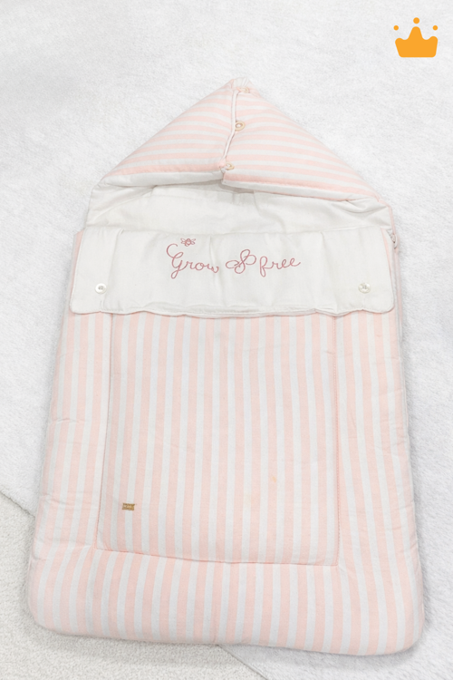 Kız Bebek Tam Açılır Fermuarlı Zarf Kundak 11582