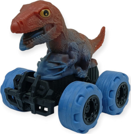 Sürtmeli Dinazor Arabalar 12 cm - H-20 - T-Rex -Kahverengi