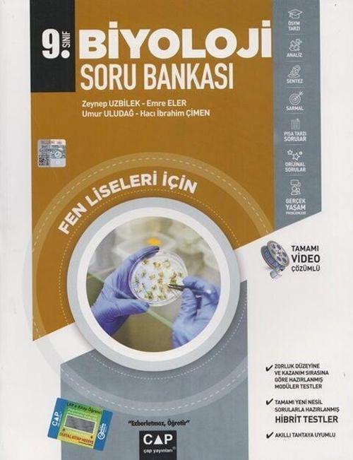 Çap 9. Sınıf Fen Lisesi Biyoloji Soru Bankası