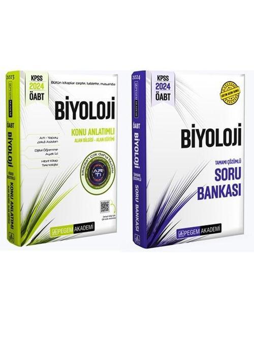 Pegem 2024 KPSS ÖABT Biyoloji Konu ve Soru 2 li Set Pegem Akademi