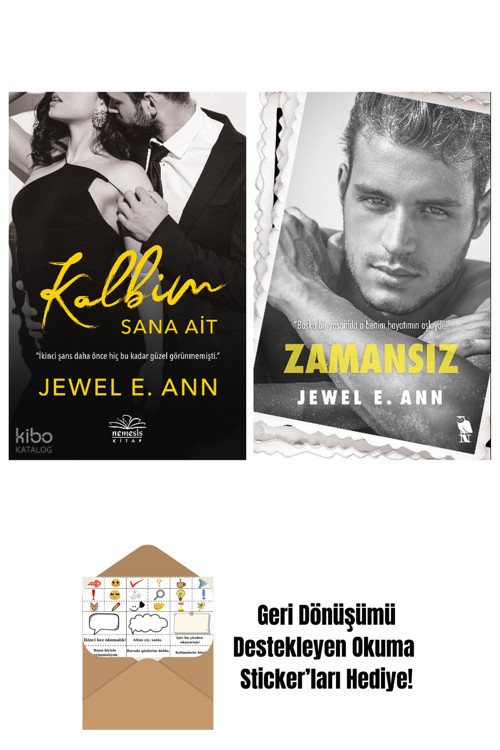 Jewel E. Ann 2 Kitap Seti + Okuma Sticker'Ları