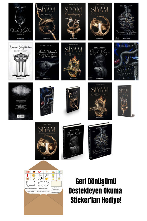 Beyza Aksoy 18 Kitap Seti + Okuma Sticker'Ları