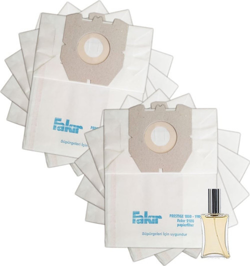 Fakir İçin Uyumlu Öko Power 2200 Süpürge Kağıt Toz Torbası Set