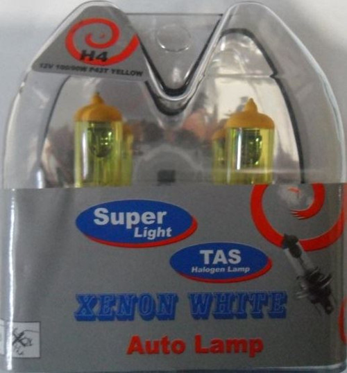 12V H4 Sarı Halegon Ampul (Tk) (1 Tk )