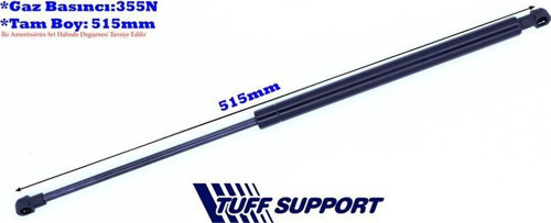 Bagaj Amortisörü Nıssan Qashqaı 07- (Uzunluk=517Mm Basınç=355N) (2 Ad )