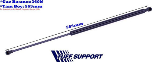 Bagaj Amortisörü Opel Corsa B  (Uzunluk=565Mm Basınç=360N) (2 Ad )