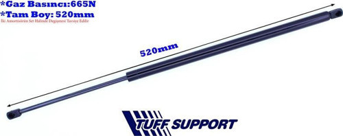 Bagaj Amortisörü Renault Megane Iı Scenıc 03- (Uzunluk=520Mm Basınç=665N) (2 Ad )